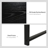 Bookshelf Desk 88" Extra Long 2-Person Computer Desk W/ Bookshelf Combo Double Workstation Storage Unit Home Office Black