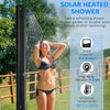 Outdoor Beach, Pool, Spa, Solar Shower w/ Hot and Cold Adjustment for Poolside