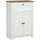 Farmhouse Sideboard Storage Cabinet with Doors and Drawer for Kitchen, Living room, 23.5"x11.75"x34.5", White