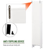 Linen Cabinet Slim Bathroom Storage Cabinet Freestanding Bathroom Tall Organizer Tower Cupboard Adjustable Shelves Wooden Furniture White