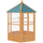 69" Large Wooden Hexagonal Outdoor Aviary Flight Bird Cage With Covered Roof