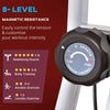 Red Foldable Upright Training Exercise Bike Indoor Stationary X Bike,  Magnetic Resistance for Aerobic Exercise