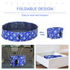 Dog Swimming Pool Foldable for X Small, Small, Medium, Large Pets, Blue