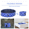 Dog Swimming Pool Foldable for X Small, Small, Medium, Large Pets, Blue