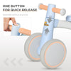 Quick Release Baby Balance No Pedal Bicycle for 1-3 Year Olds, Blue
