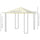 10' x 10' Outdoor Gazebo Canopy Modern Canopy Shelter with Weather Resistant Roof & Steel Frame for Parties, BBQs, & Shade