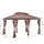 10' x 13' Outdoor Soft Top Gazebo Pergola with Curtains, 2-Tier Steel Frame Gazebo for Patio, Khaki
