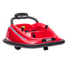 12V Kids Bumper Car Twins Motor, w/ Parent Remote Control, Lights, 360° Rotation, Red