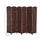 6' Tall Wicker Weave 6 Panel Room Divider Wall Divider, Brown