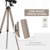 Industrial Style Tripod Floor Lamp for Living Room Bedroom  Vintage Spotlight Reading Lamp with Wooden Metal Legs E26 Base