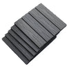 12"x 12" Wood-Plastic Composite 11PCS Quick Interlocking Flooring & Patio Deck Tiles -Grey
