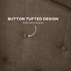 Upholstered Headboard, Button Tufted Bedhead Board, Home Bedroom Decoration for Full-Sized Beds, Brown