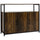 Industrial Kitchen Sideboard, Buffet Cabinet with Storage Open Compartment and Adjustable Shelves for Living Room, Bedroom, Rustic Brown
