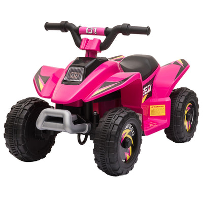 6V Kids Electric Ride on Car with Forward / Reverse Functions for 3-5 Year Olds, Pink