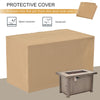 42" 50 000 BTU Outdoor Patio Backyard Gas Fire Pit Table with Beautiful Slate Tabletop & Wicker Design