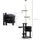 Vertical Cat Tree Adjustable Height Floor-To-Ceiling with Carpet Platforms Condo & Rope Scratching Areas  Grey