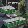69'' x 36'' Metal Raised Garden Bed, DIY Large Steel Planter Box, No Bottom w/ A Pairs of Glove for Backyard, Patio, Green