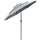 9' 3-Tier Patio Umbrella, Outdoor Market Umbrella with Crank and Push Button Tilt for Deck, Backyard and Lawn, Dark Grey