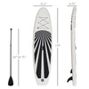 Black Inflatable Stand Up Paddle Board Ultra-Light Yoga SUP with Non-Slip Deck Pad, Premium Accessories
