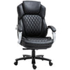 350lbs Heavy Duty Home Executive Office Chair Tall and Big Mesh Faux Leather Rocker Ergonomic with Wheel, Adjustable Height, 360Â°Swivel