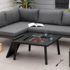 34" Outdoor Fire Pit, Portable Wood Burning Firepit Table, Barbecue Grill with Spark Screen, Poker, and Rain Cover for BBQ, or Camping