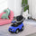3 In 1 Push Cars for Toddlers Kid Ride on Push Car Stroller Sliding Walking Car with Horn Music Light Function Secure Bar Ride on Toy for Boy Girl 1-3 Years Old Blue