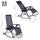 Outdoor Rocking Chairs Zero Gravity Rocking Chair w/ Removable Headrest, Side Tray, Cup & Phone Holder, Black