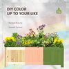 28'' x 12'' Foldable Raised Garden Bed, Elevated Planter Box, Wooden Planting Bed for Backyard, Patio to Grow Vegetables, Herbs, and Flowers