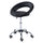 Ergonomic Height Adjustable Hydraulic Rolling Swivel Salon Stool Chair - Black
