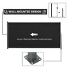 10' x 5' Side Awning, Retractable Privacy Screen & Driveway Guard, Instant Outside Screen, Wall, or Fence, Side Shade and Wind Block for Indoor Outdoor, Garden, Black