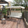 3-Seat Patio Swing Chair, Outdoor Canopy Swing with Adjustable Shade, Cushion, for Porch, Garden, Poolside, Backyard, Cream White