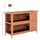 Outdoor Bunny Cage 2 Story Stacked Wooden Bunny Rabbit Hutch Guinea with Removable Dividers and Pull-Out Trays