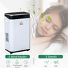 2520Sq. Ft Portable Electric Dehumidifier For Home, Bedroom or Basements with 14 Pint Tank, 2 Speeds and 3 Modes, White