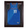 35" x 26" UV-Resistant Sports Jersey Frame Display Case - Cherry Brown