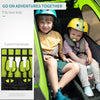 Children's Trailer & Stroller w/ Reflectors & 5 Point Harness Green