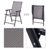 Folding Outdoor Patio Chairs Set of 2 Stackable Portable for Deck, Garden, Camping and Travel