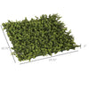 12PCS Artificial Boxwood Wall Panels 20" x 20" Float Grass Faux Hedge Greenery Backdrop for Home Garden Backyard Balcony, Green