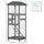 65" Wooden Bird Cages Outdoor Finches Aviary Birdcage with Pull Out Tray 2 Doors, Grey