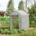 47" x 73"x 75" Walk-in Greenhouse, Outdoor Portable Plant Flower Growing Warm House with Roll-up Door and 4 Shelves, White