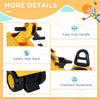 3 in 1 Ride On Toy Excavator Digger Scooter Pulling Cart Pretend Play Construction Truck
