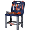 68 Pcs Kids Toy Workbench Set for Pretend Play w/ Realistic Tools