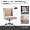 Desk Chair, Home Office Chair with Adjust Tension Level, High-End Gas Lift for Office, Ergonomic Chair, Beige