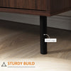 Kitchen Storage Sideboard, Buffet Cabinet with 2 Cupboards, 3 Drawers and Adjustable Shelves for Living Room, Brown