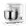 Stand Mixer with 6+1P Speed, 600W Tilt Head Kitchen Electric Mixer with 6 Qt Stainless Steel Mixing Bowl, Beater, Dough Hook and Splash Guard