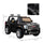 12V Battery Kids GMC Sierra HD Ride On Toy with Remote Control, Bright Headlights & Working Suspension - Black