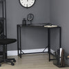 Small Corner Desk & Small Corner Computer Desk with Strong Metal Frame, Corner Writing Desk, Gray