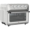 Air Fryer Toaster Oven, 21QT 7-In-1 Convection Oven Countertop, Warm, Broil, Toast, Bake and Air Fry, 1800W, Stainless Steel Finish