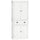 Freestanding Modern Farmhouse 4 Door Kitchen Pantry Cabinet, Storage Cabinet Organizer with 6-Tiers, 1 Drawer and 4 Adjustable Shelves, White