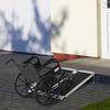 3' Portable Wheelchair Ramp Aluminum Threshold Mobility Single-fold for Scooter with Carrying Handle