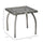 Rattan Wicker Side Table, End Table with All-Weather Material for Outdoor, Garden, Balcony, or Backyard, Gray